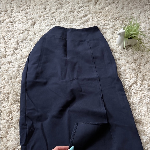 Worthington sophisticated high end thick Navy Pencil Skirt for Women - Picture 6 of 7